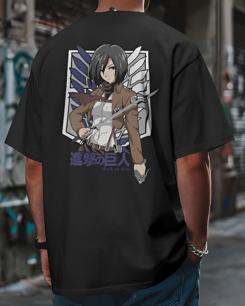 MIKASA ACKERMAN OVERSIZED T-SHIRT