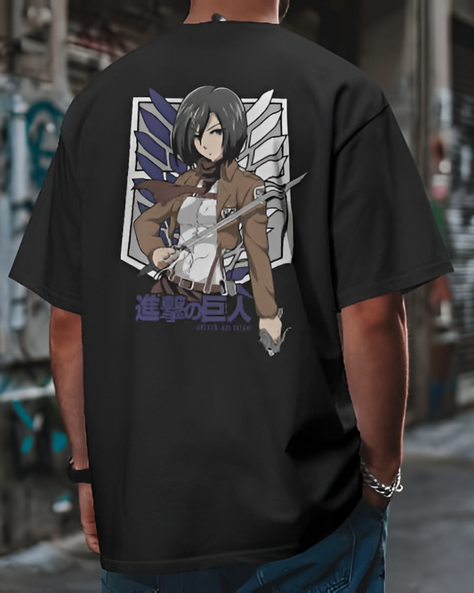 MIKASA ACKERMAN OVERSIZED T-SHIRT