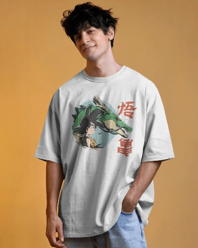 DRAGONBALL GOKU & SHENRON LEGACY OVERSIZED T-SHIRT